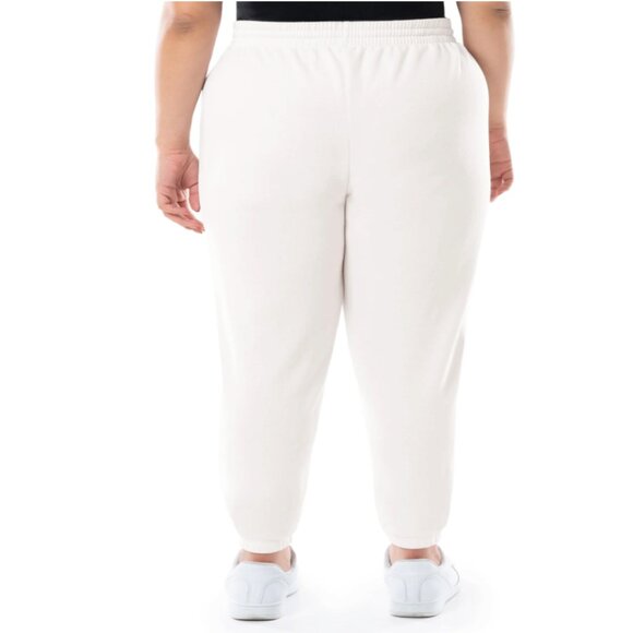 Terra & Sky Womens Sweatshirt Pants Size 0X (14W) Cream Color Side Pock… - Picture 2 of 13